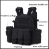Poudres de nylon Molle Gear DulglaBody Armor, plaque de chasse, Electrolux Airsoft