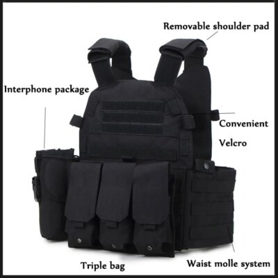 Poudres de nylon Molle Gear DulglaBody Armor, plaque de chasse, Electrolux Airsoft