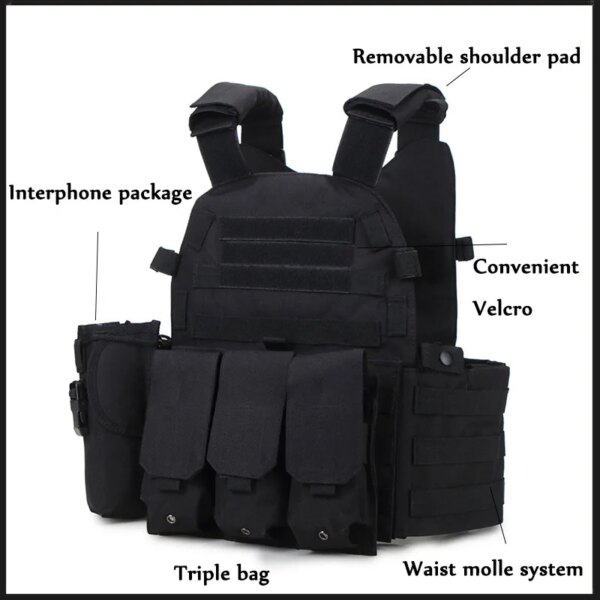 Poudres de nylon Molle Gear DulglaBody Armor, plaque de chasse, Electrolux Airsoft