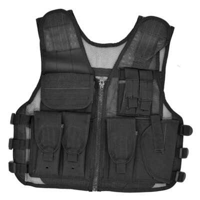 13900-34b63c.jpg Veste de chasse en maille DulMesh multi-poches pour hommes, gilets de pêche militaires