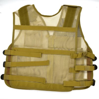 Veste de chasse en maille DulMesh multi-poches pour hommes, gilets de pêche militaires