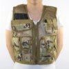 Veste de chasse en maille DulMesh multi-poches pour hommes, gilets de pêche militaires