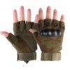 Gants de gymnastique tactique en plein air pour hommes et femmes, mitaines de l'armée avec coque de protection