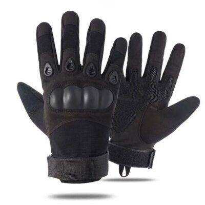 Gants de gymnastique tactique en plein air pour hommes et femmes, mitaines de l'armée avec coque de protection