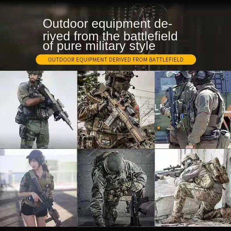 Glaçure militaire pour hommes, glaçure de l'armée, aventure en plein air, équipement d'entraînement de sécurité – Image 3