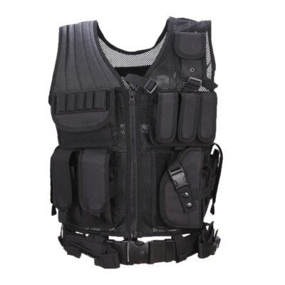 DulMolle-Armure militaire de protection multi-poches pour homme, équipement de chasse et paintball