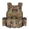 14058-ba1789.jpg Gilet tactique militaire, léger, à dégagement rapide, découpe Laser, Combat SWAT 1000D Molle, nouveauté