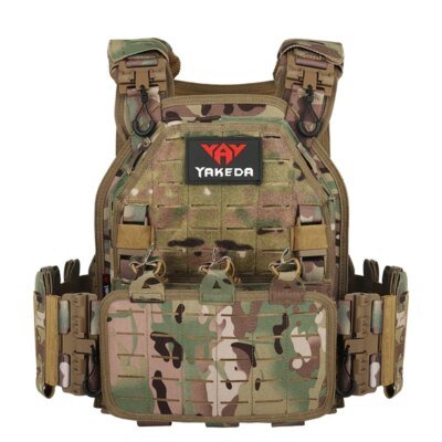 Gilet tactique militaire, léger, à dégagement rapide, découpe Laser, Combat SWAT 1000D Molle, nouveauté