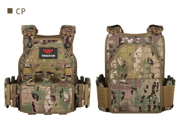 YAKEDA-Plaque de chasse DulglaOutdoor, Glasure réglable de protection, Équipement de saut Airsoft