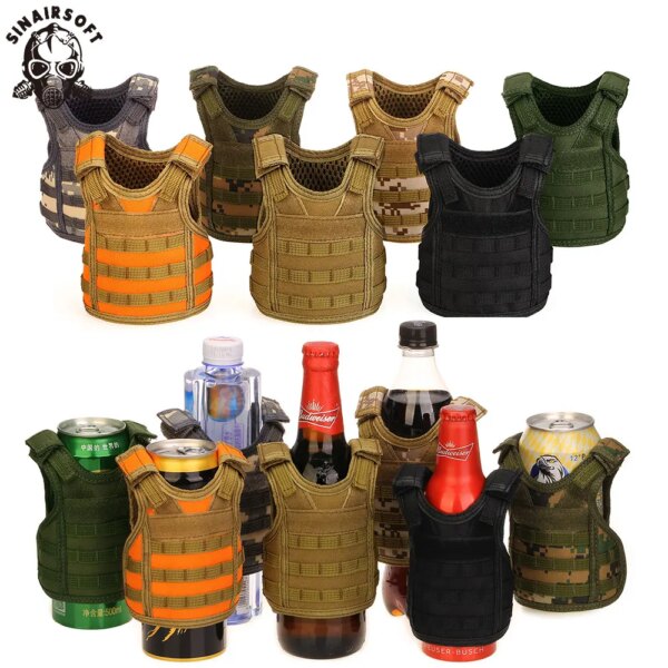 SINAIRSOFT-Couvre-bouteille Molle militaire, DulBeer, Refroidisseur de boissons, Gilet Kiev illage de Noël