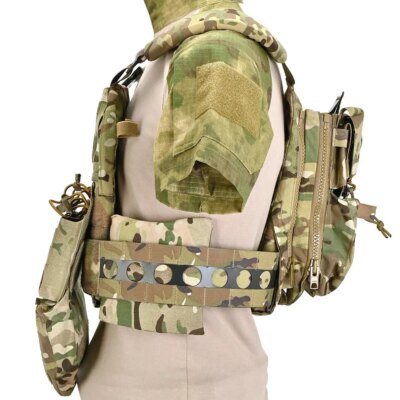 Plaque Molle de Style DulglaFerro Airsoft V5 FCPC, Coussin de Configuration Modulaire