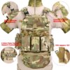 Plaque Molle de Style DulglaFerro Airsoft V5 FCPC, Coussin de Configuration Modulaire