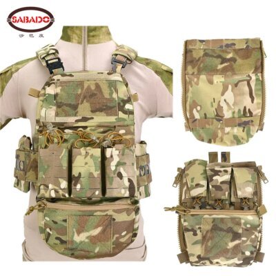 14224-b3c582.jpg Plaque Molle de Style DulglaFerro Airsoft V5 FCPC, Coussin de Configuration Modulaire