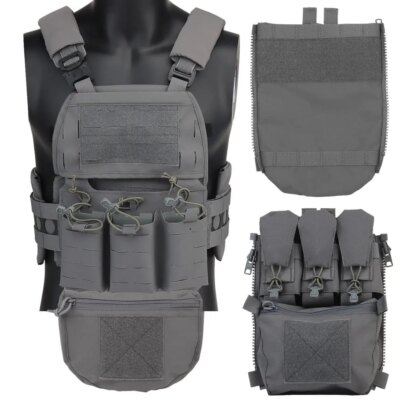 Plaque Molle de Style DulglaFerro Airsoft V5 FCPC, Coussin de Configuration Modulaire