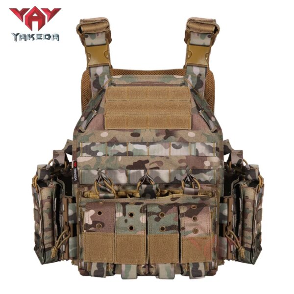 YAKEDA 1000D Nylon militaire Combat Police extérieur CS jeu fusillade chasse dégagement – Image 2