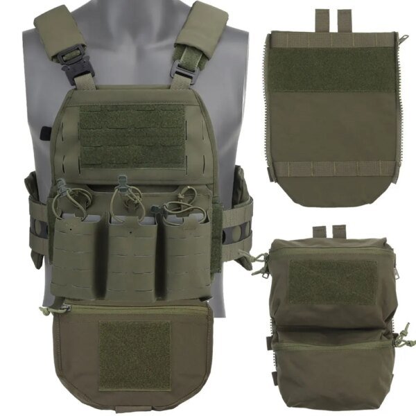 Plaque Molle de Style DulglaFerro Airsoft V5 FCPC, Coussin de Configuration Modulaire