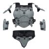 Armure Légère Multifonction pour l'Extérieur, Imbibée de Ceinture MOLLE Réglable, Coudière, Protection de l'Entrejambe de l'Aine