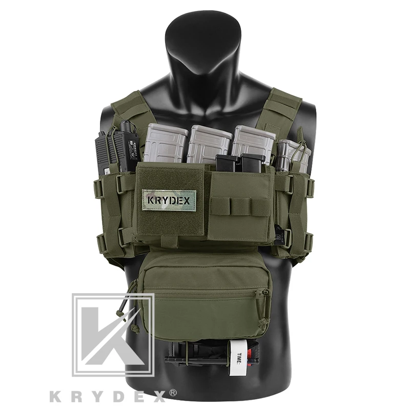 KRYDEX – gilet tactique militaire MK3, équipement de poitrine, Mini spirite Airsoft