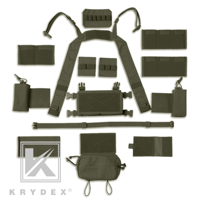 KRYDEX – gilet tactique militaire MK3, équipement de poitrine, Mini spirite Airsoft – Image 6