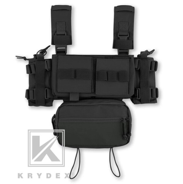 KRYDEX – gilet tactique militaire MK3, équipement de poitrine, Mini spirite Airsoft