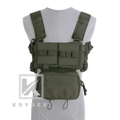 KRYDEX – gilet tactique militaire MK3, équipement de poitrine, Mini spirite Airsoft