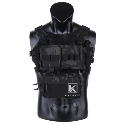 KRYDEX – gilet tactique militaire MK3, équipement de poitrine, Mini spirite Airsoft