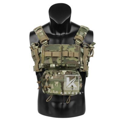 KRYDEX – gilet tactique militaire MK3, équipement de poitrine, Mini spirite Airsoft