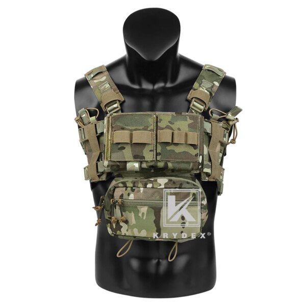 KRYDEX – gilet tactique militaire MK3, équipement de poitrine, Mini spirite Airsoft