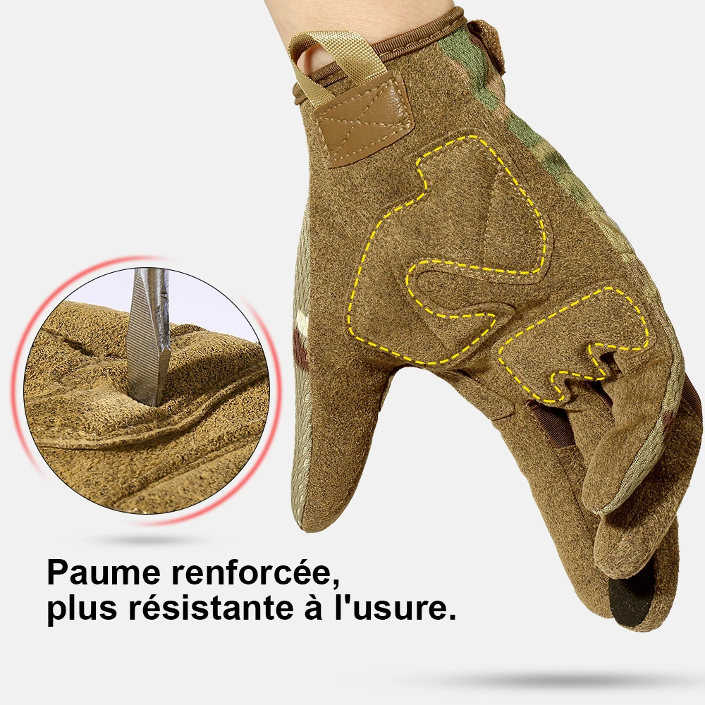 Gants tactiques de plein air, entraînement militaire, Sport de l'armée, vélo escalade, tir, chasse – Image 3