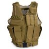 Gilet tactique Molle Airsoft, Camouflage SWAT Police militaire, Combat Paintball chasse, gilet d'assaut