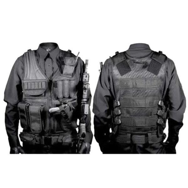 Équipement militaire DulglaPolice Training Skip Armor, gilets de protection Airsoft GlaMolle – Image 6