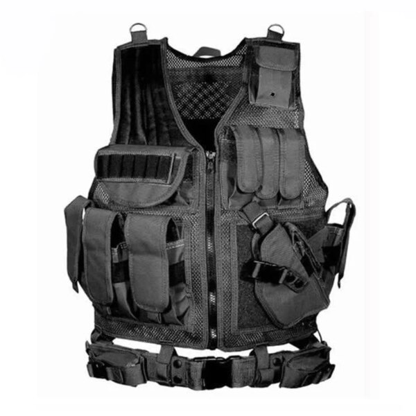 Équipement militaire DulglaPolice Training Skip Armor, gilets de protection Airsoft GlaMolle – Image 2