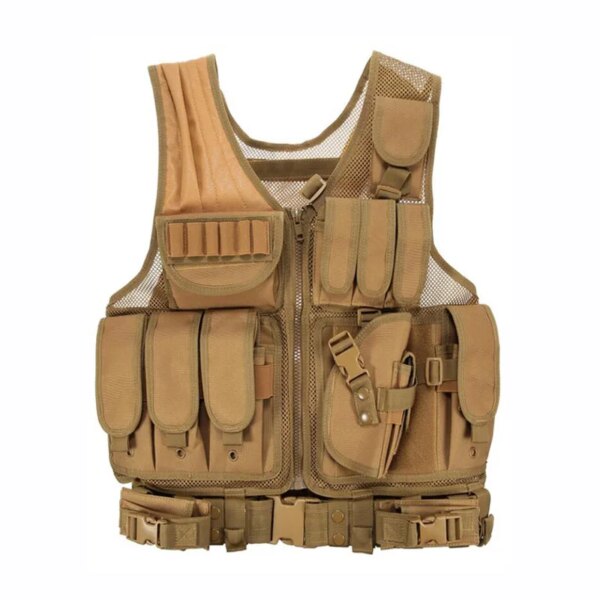 Équipement militaire DulglaPolice Training Skip Armor, gilets de protection Airsoft GlaMolle – Image 4