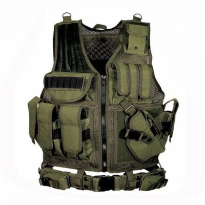 Équipement militaire DulglaPolice Training Skip Armor, gilets de protection Airsoft GlaMolle