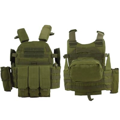 Gilet porte-plaque Molle Airsoft, gilet de chasse tactique, équipement militaire, armure corporelle de tir de l'armée
