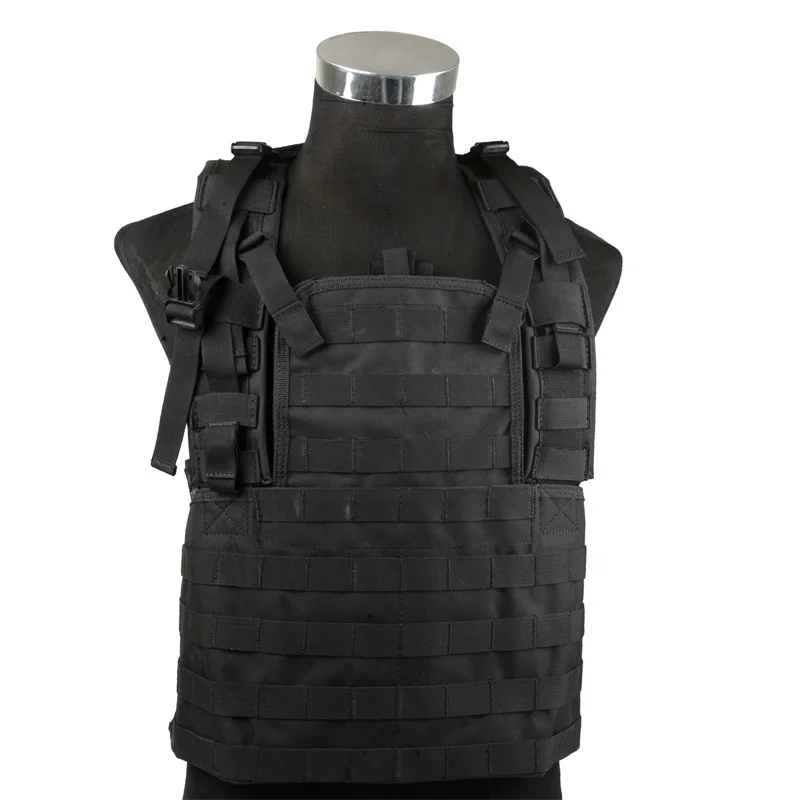 SOETAC – gilet de Police tactique CS Molle, Simple, porte-plaque réglable, Paintball – Image 2