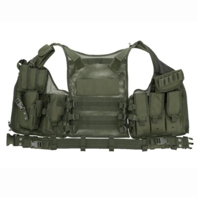 Équipement militaire DulglaPolice Training Skip Armor, gilets de protection Airsoft GlaMolle