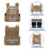 Gilet d'armure tactique en Nylon 1000D, gilet tactique de l'armée de Police, porte-plaque