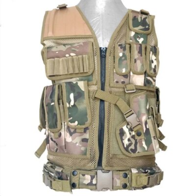 Équipement militaire DulglaPolice Training Skip Armor, gilets de protection Airsoft GlaMolle