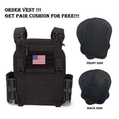 Gilet d'armure tactique en Nylon 1000D, gilet tactique de l'armée de Police, porte-plaque