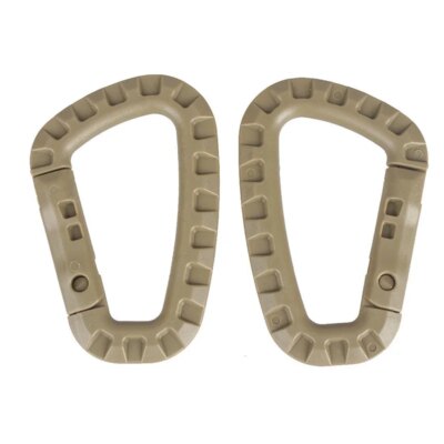 5pcs 8.5cm Tactique Sac À Dos Boucle Rapide Tactique Mousqueton En Plastique