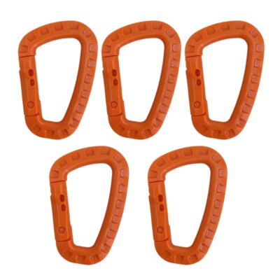 5pcs 8.5cm Tactique Sac À Dos Boucle Rapide Tactique Mousqueton En Plastique