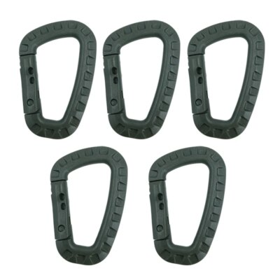 14712-e67f36.jpg 5pcs 8.5cm Tactique Sac À Dos Boucle Rapide Tactique Mousqueton En Plastique