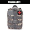 DulMolle-Trousse de premiers soins, sac de survie, poudres d'urgence, militaire, extérieur