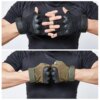 Gants militaires à doigt complet tactique pour hommes, avec écran tactile, protection en Nylon