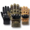 Gants militaires à doigt complet tactique pour hommes, avec écran tactile, protection en Nylon