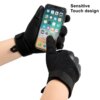 Gants militaires à doigt complet tactique pour hommes, avec écran tactile, protection en Nylon