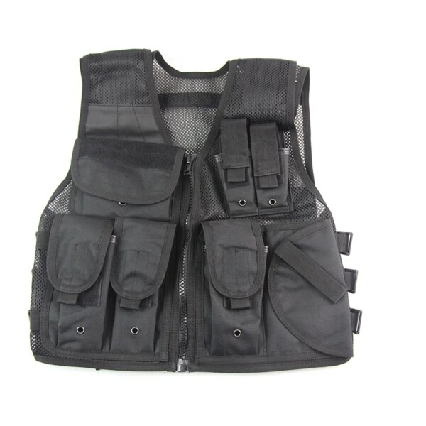 DulMilitary Skip-Gilets de pêche en plein air réglables, GlaPlate de police, Electrolux Swat Army
