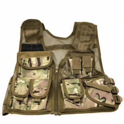 DulMilitary Skip-Gilets de pêche en plein air réglables, GlaPlate de police, Electrolux Swat Army