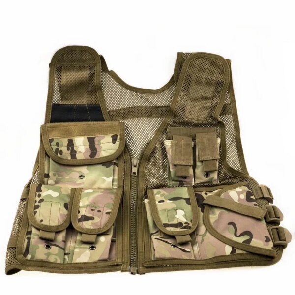 DulMilitary Skip-Gilets de pêche en plein air réglables, GlaPlate de police, Electrolux Swat Army – Image 5